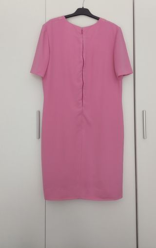 Vestido corto rosa