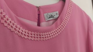 Vestido corto rosa