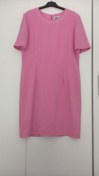 Vestido corto rosa