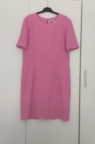 Vestido corto rosa