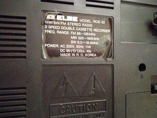 Radiocassette ELBE años 80-90