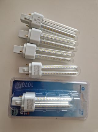 5x Bombilla LED PLC 2U
