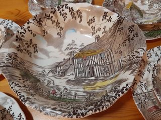 Set da dessert vintage W.H. Grindley 