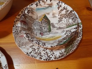 Set da dessert vintage W.H. Grindley 