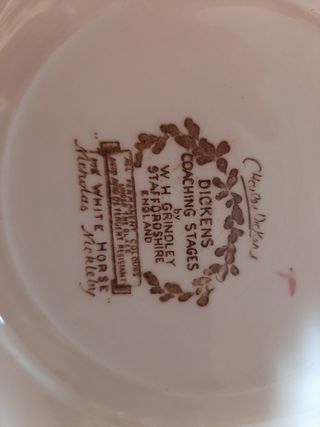 Set da dessert vintage W.H. Grindley 
