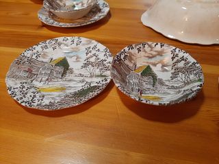 Set da dessert vintage W.H. Grindley 