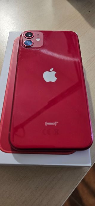 Iphone 11 rojo 64gb Impoluto