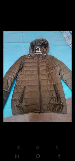 Chaquetón plumas mujer