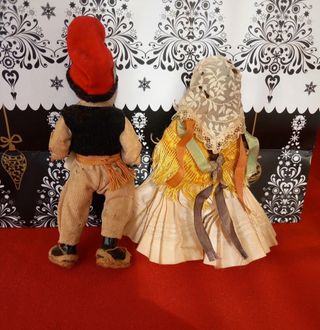 Pareja de muñecos recuerdo de Ibiza
