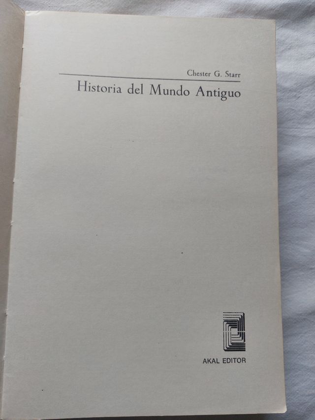 Historia del mundo antiguo