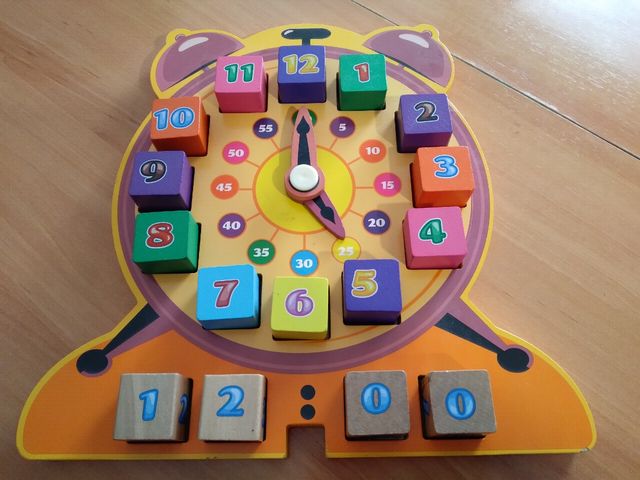 Juguete reloj puzzle de aprendizaje
