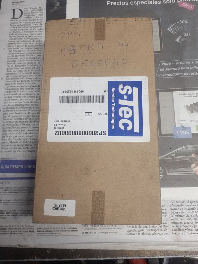 Espejo retrovisor Opel Astra 97