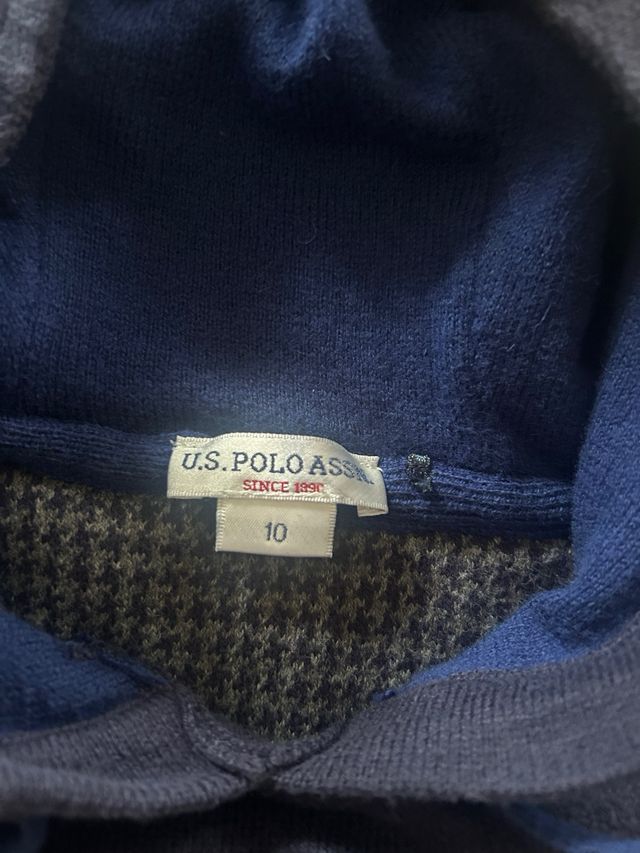 Maglione 10 anni con cappuccio US Polo