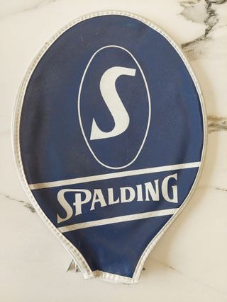 Funda Spalding vintage para 2 raqueta de tenis '70