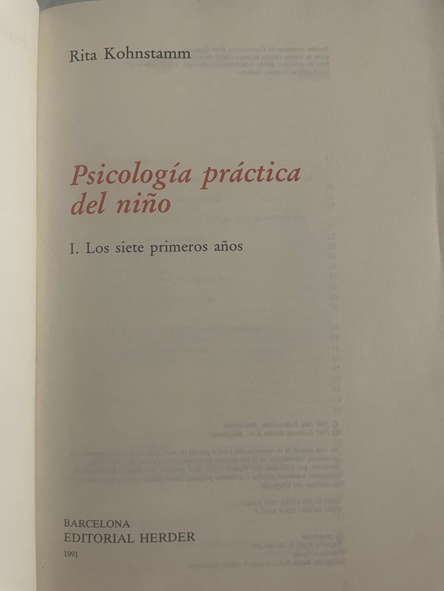 Psicología Práctica Del Niño.