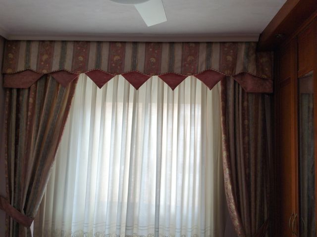 Cortina y edredón a jyego