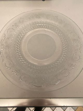 Set otto piatti in vetro