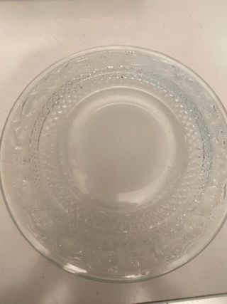 Set otto piatti in vetro