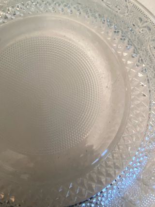 Set otto piatti in vetro