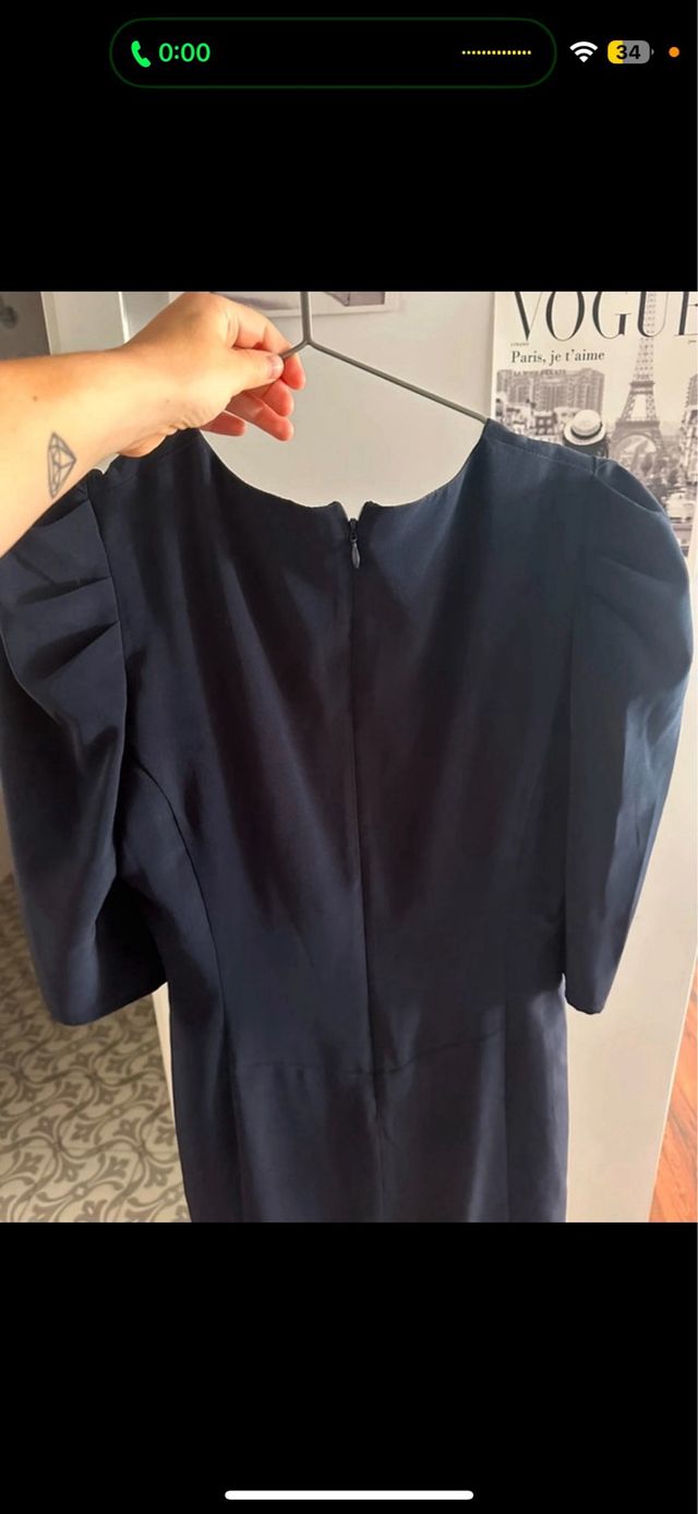 Vestido azul Dolores Promesas