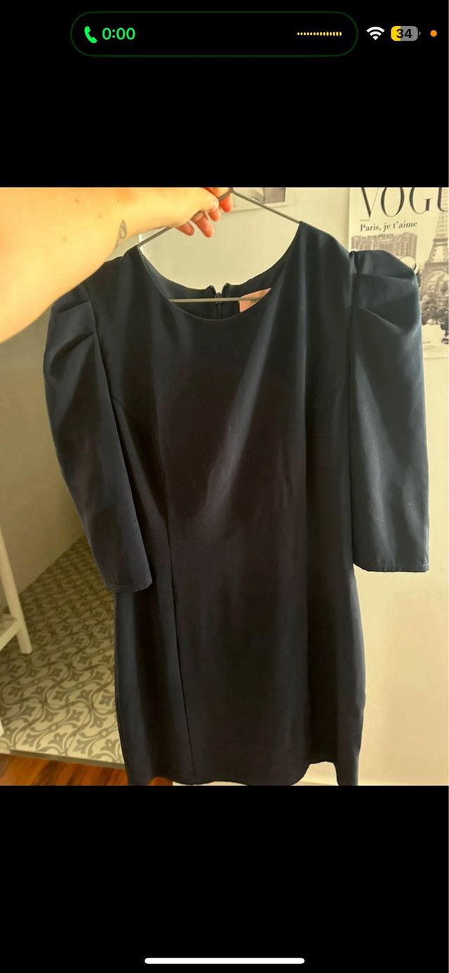 Vestido azul Dolores Promesas