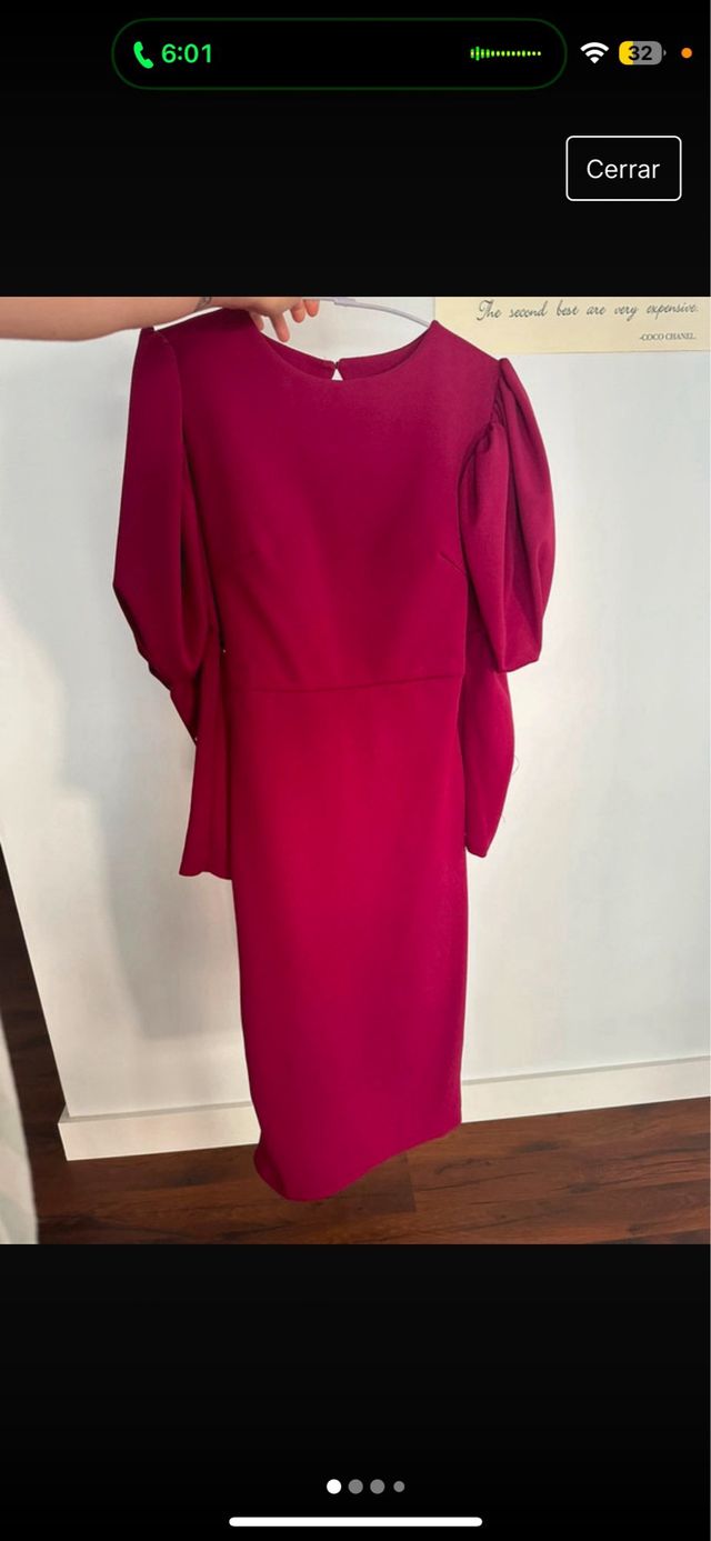 Vestido fiesta morado