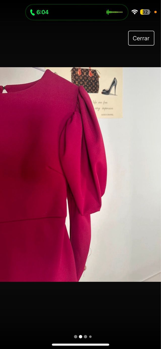 Vestido fiesta morado