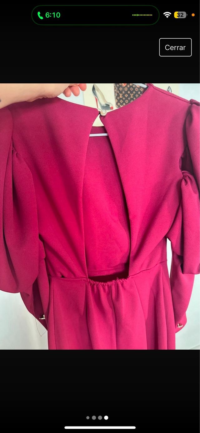 Vestido fiesta morado