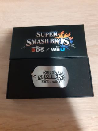 Súper Smash Bros chapa metálica Nintendo