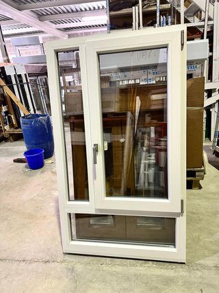 VENTANA 1 HOJA GAMA ALTA S76MM CON TRIPLE JUNTA