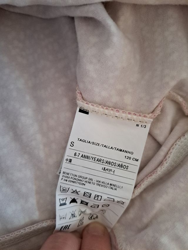 Vestido tela de punto 6-7 años