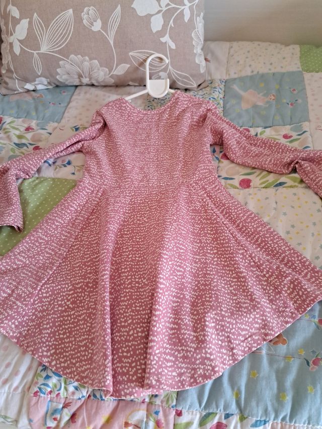 Vestido tela de punto 6-7 años