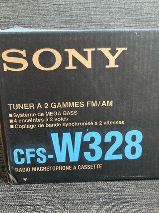 Radio cassette Sony