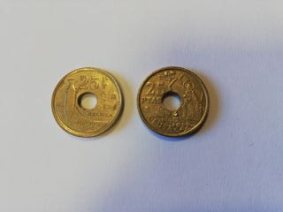 Lote 6 monedas varias