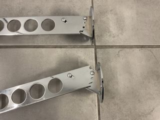 Colgador / perchero frontal acero para 10 perchas