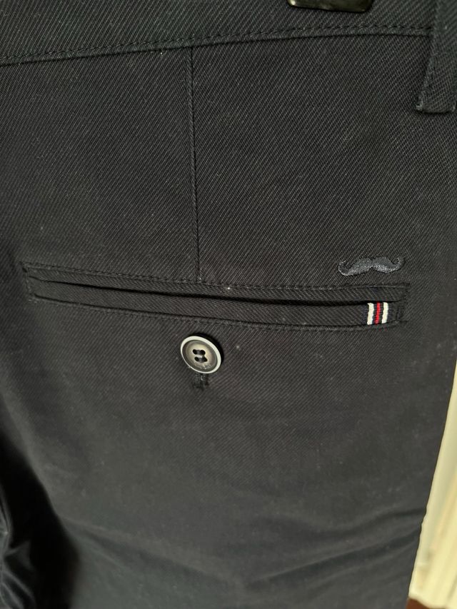 Pantaloni chino blu Nuñez de Arenas