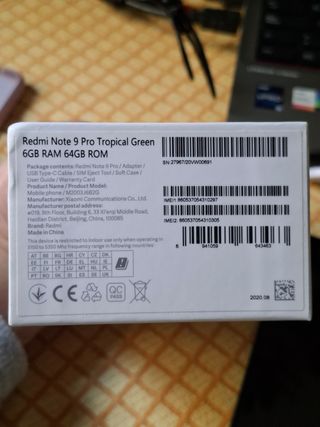 Xiaomi Redmi Note 9 Pro