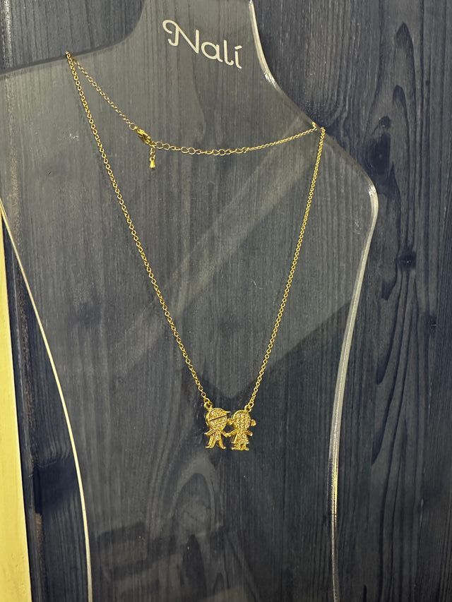 Collanina bimbi con zirconi