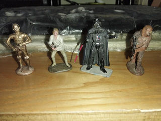 FIGURAS STARS WARS DE ALUMINIO