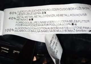 Bolso de piel, muy grande. 