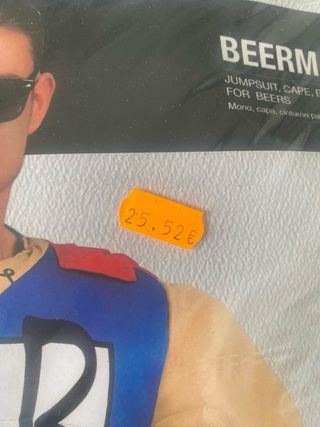 TRAJE CHICO CARNAVAL BEER MAN 