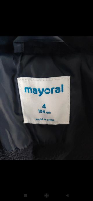 Chamarra anorak impermeable Mayoral