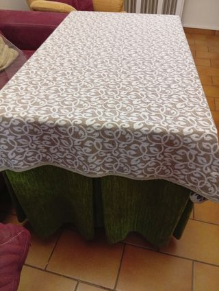 Falda mesa camilla rectangular 