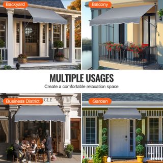 Tenda da Terra Retrattile 150 x 120 cm Tenda Manua