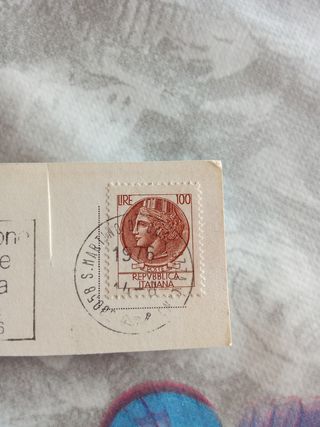 Francobollo la siracusana lire 100