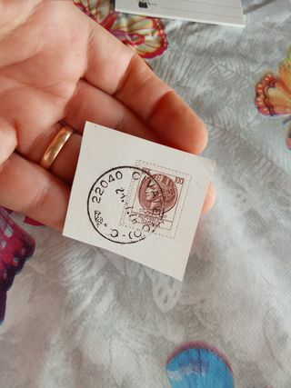 Francobollo la siracusana lire 100