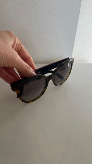 Occhiali marroni maculati Tommy Hilfiger