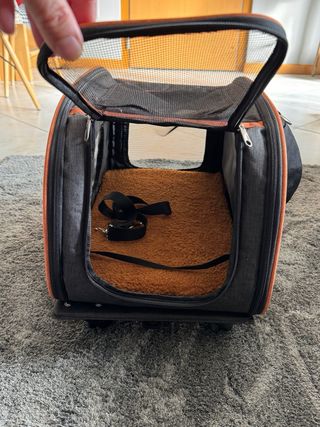 Trasportino con trolley rimovibile