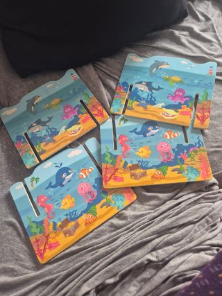 Jogo da pesca em madeira