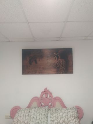 Cuadro madera impresa
